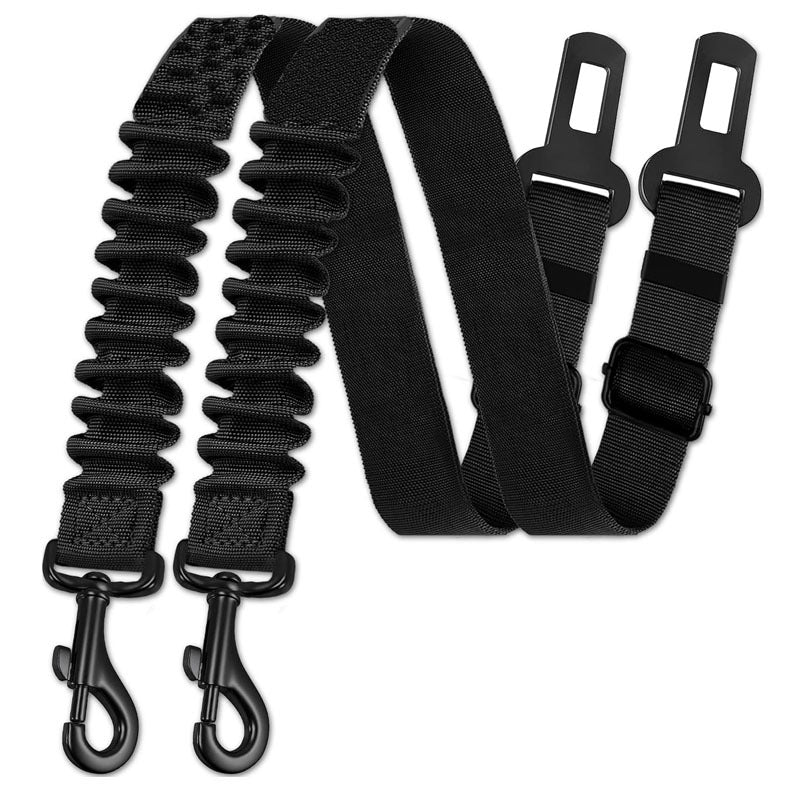 Retractable Pet Car Safety Belt with Leash